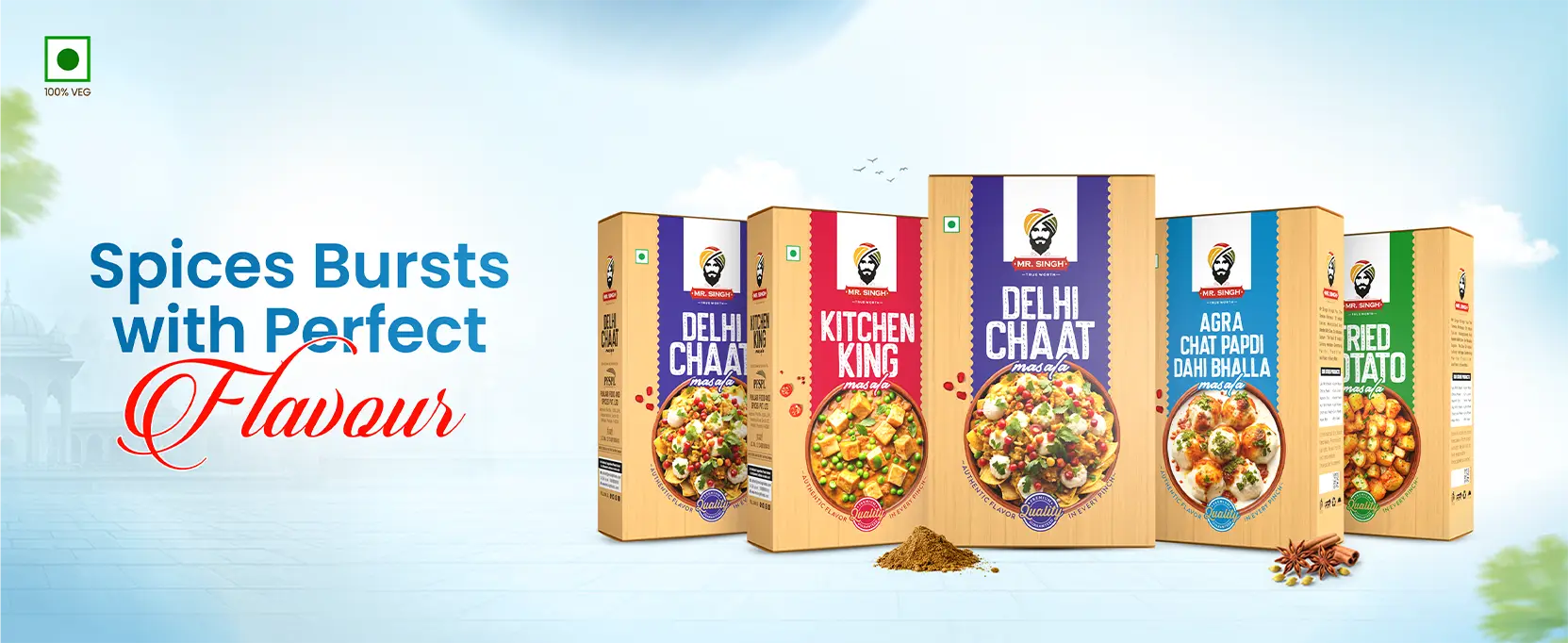 Snacks Masala Banner